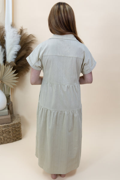 "Fall Daydreams" Dress (Cream/Choco)