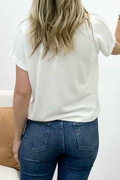 "Drop & Go" Top (Off White)
