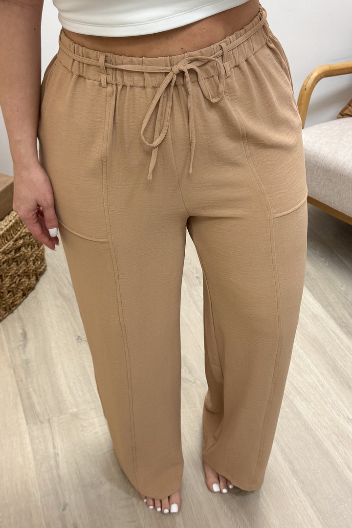 "Weekend Ready" Pants (Taupe)
