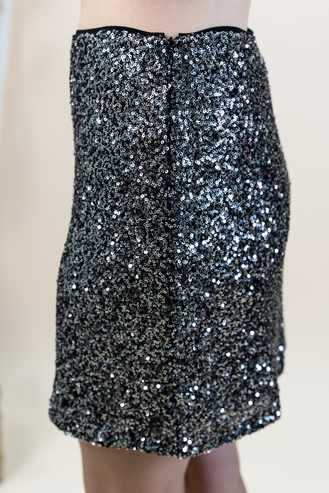 "Midnight Magic" Skirt (Black/Silver)