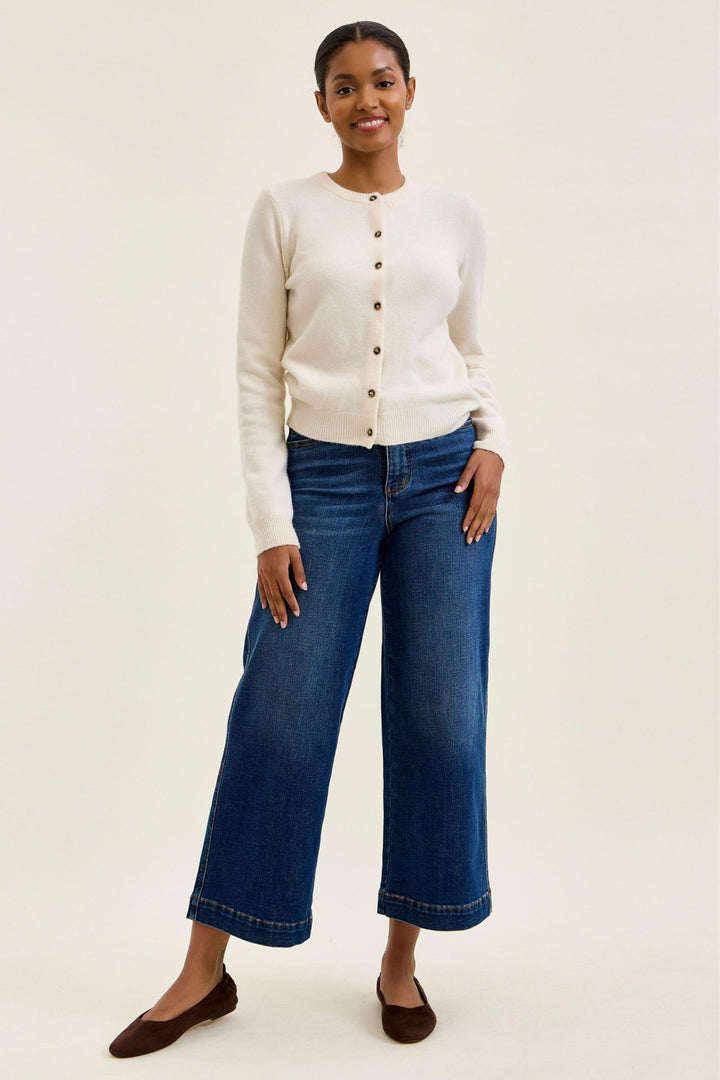 Kaia Ankle Wide Jeans (Tummy Control)