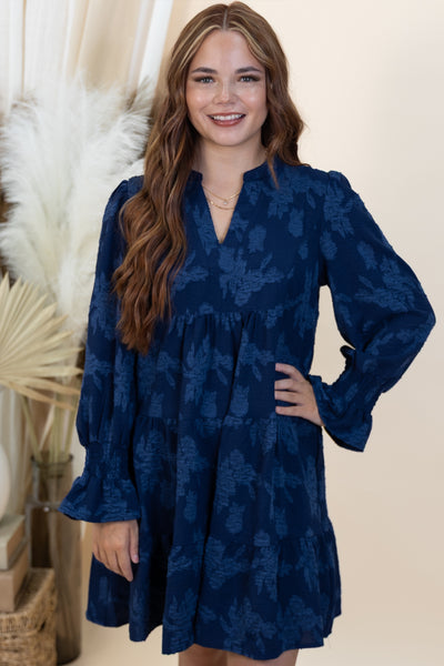 "A Gentle Life" Dress (Navy)