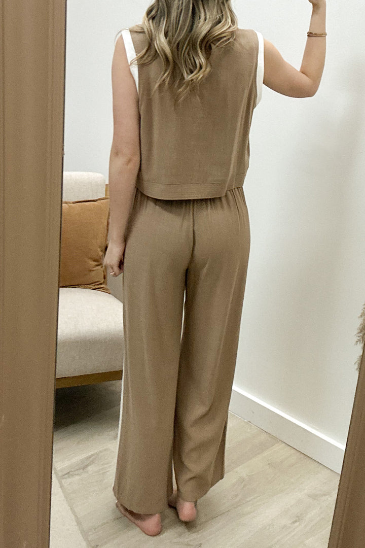 "Chase The Day" Set (Mocha/White)