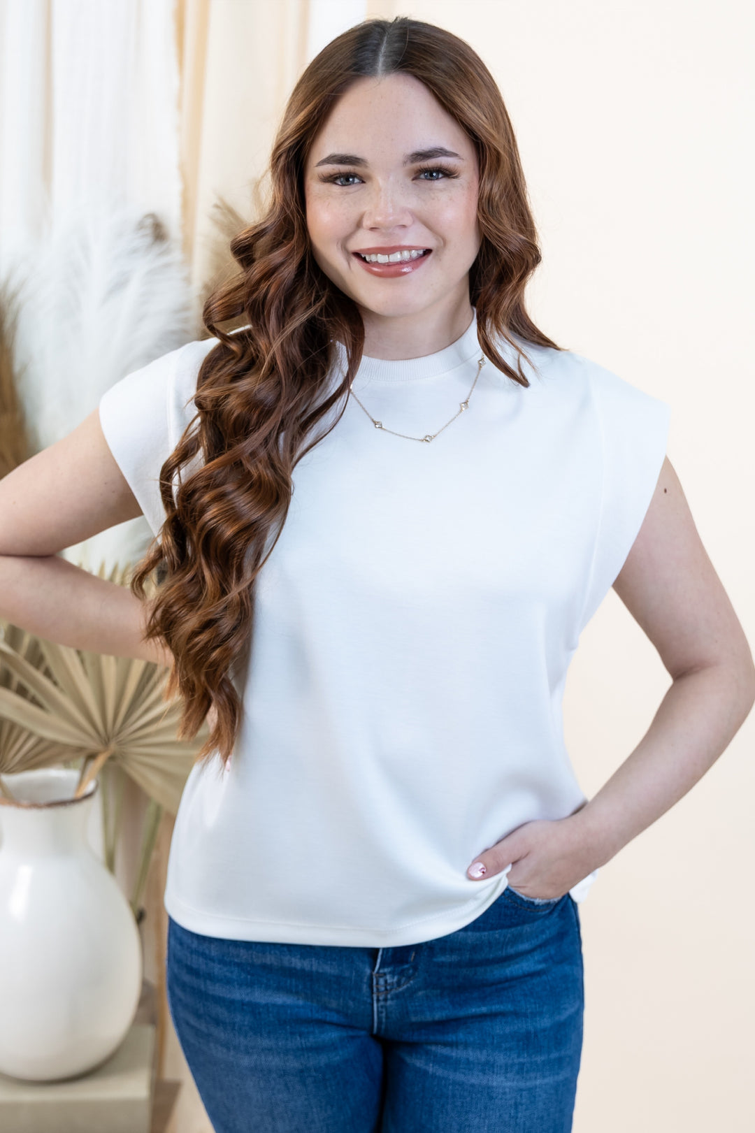 "New Beginnings" Top (Off White)