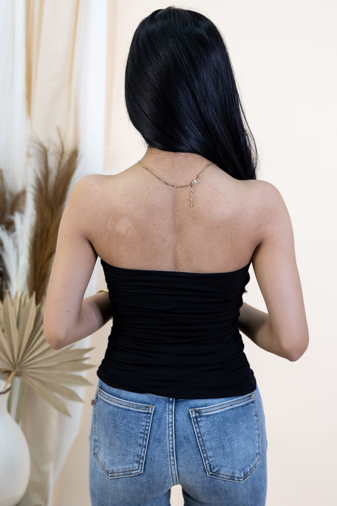 "Twist & Turn" Tube Top (Black)