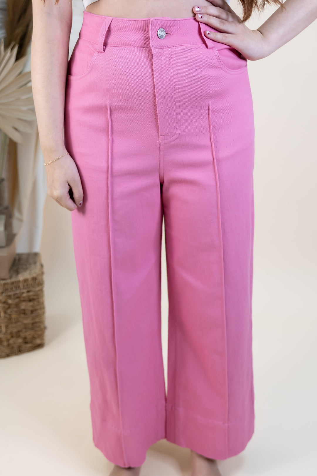 "Tailored Touch" Pants (Pink)