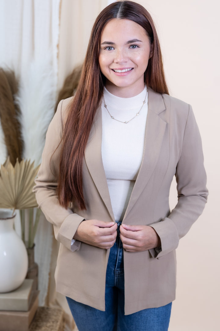 "Executive Edit" Blazer (Tan)