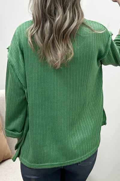 "Fold & Flow" Top (Green)