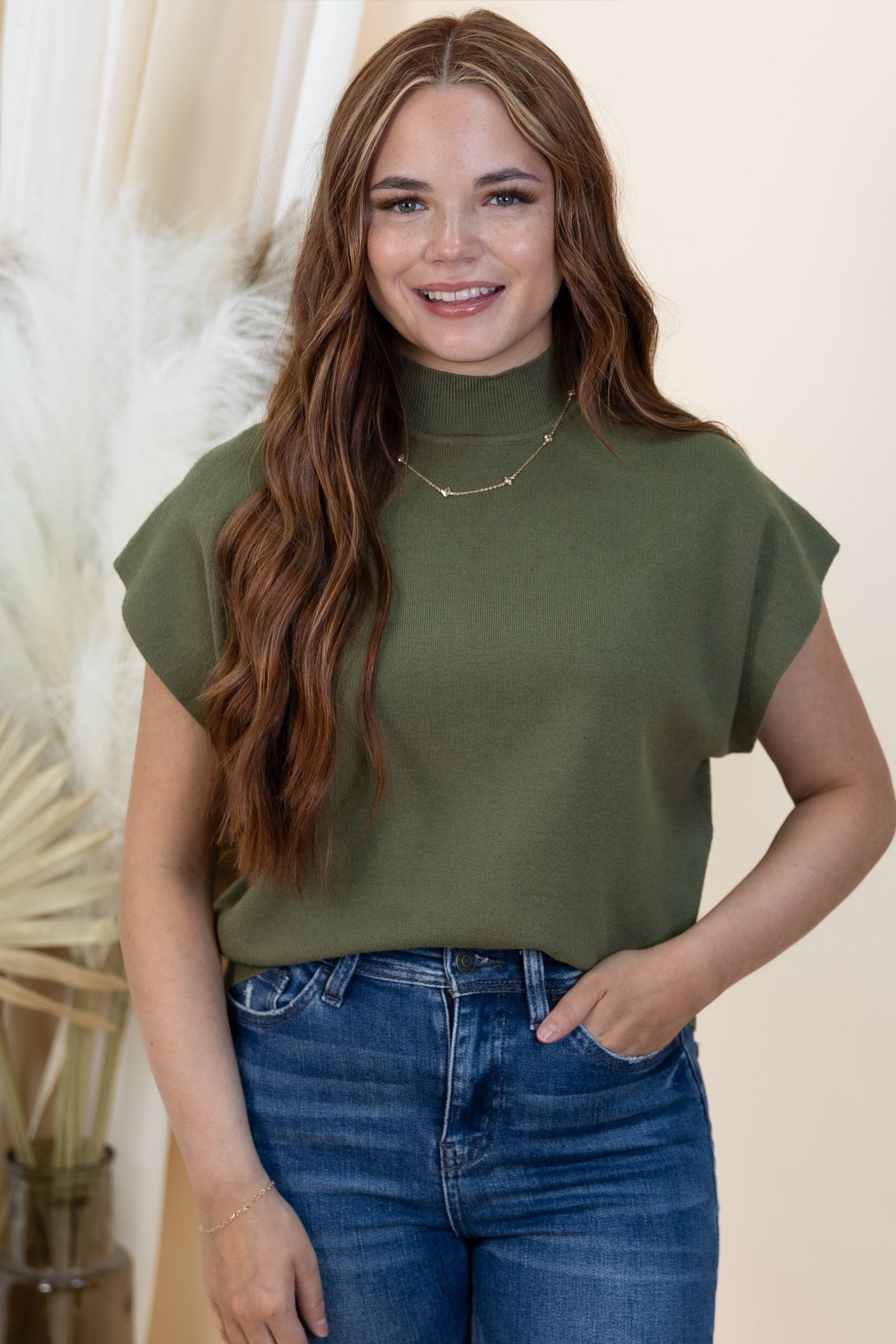 "Vision Of Charm" Top (Military)