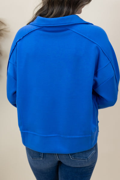 "Walk It Out" Sweatshirt (Ocean)