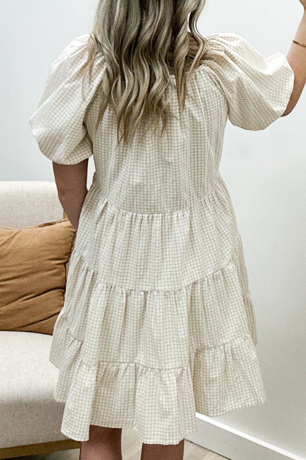 "Something About You" Dress (Cream/Taupe)