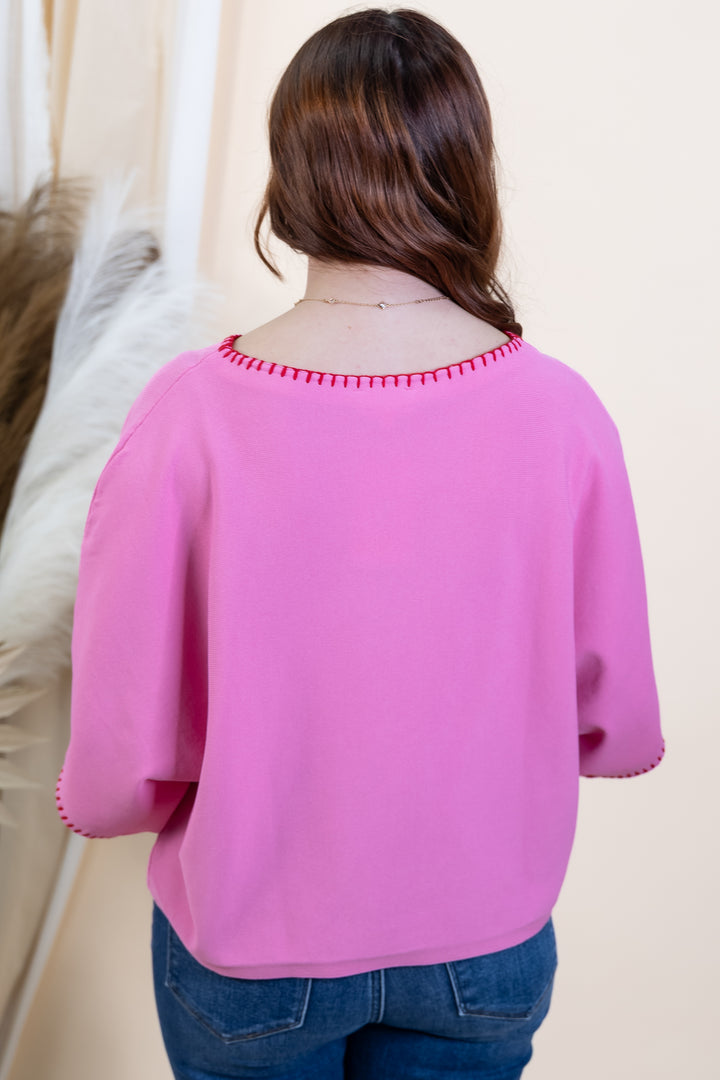 "Passion Pop" Top (Pink)