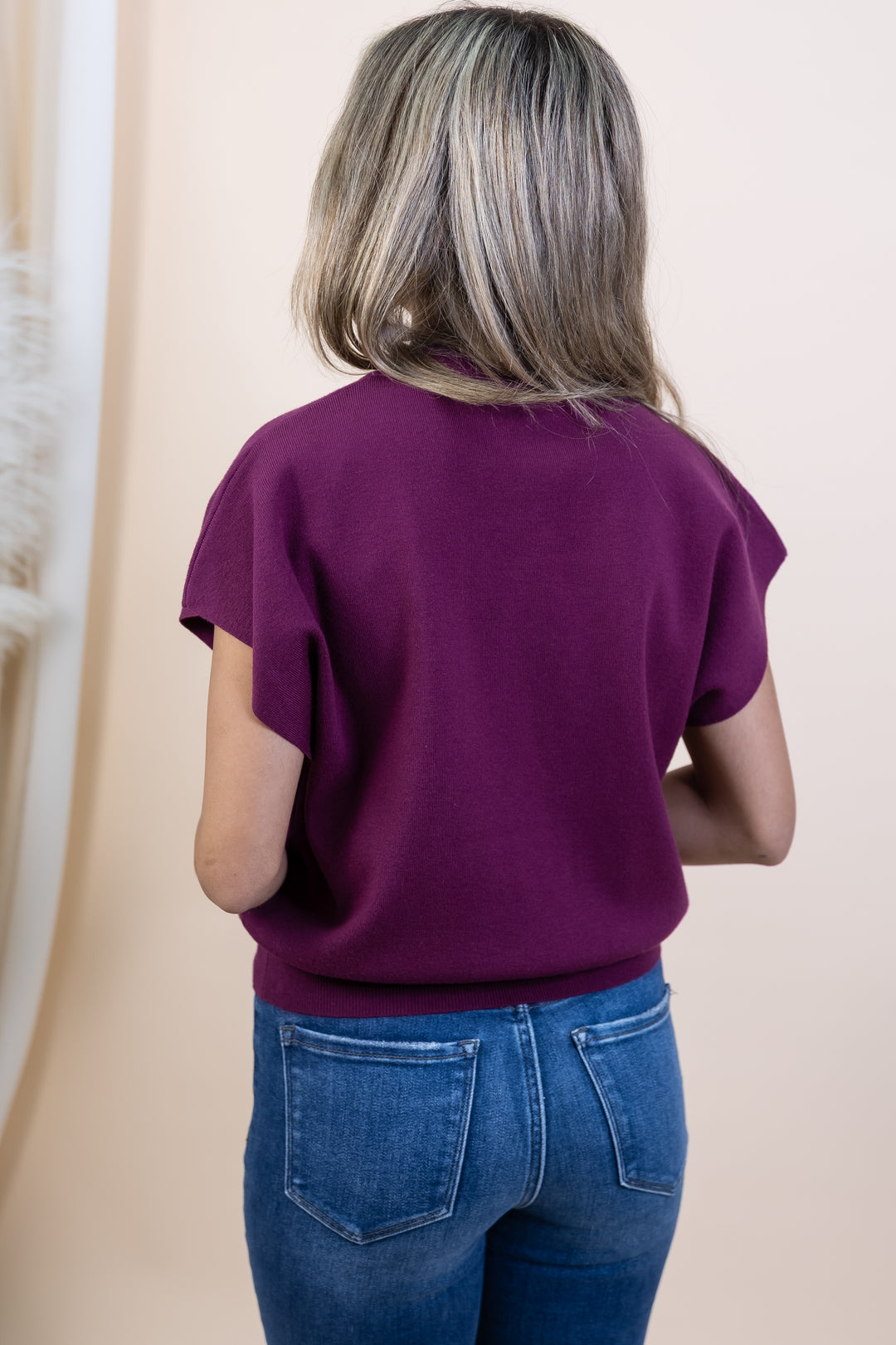"Vision Of Charm" Top (Plum)