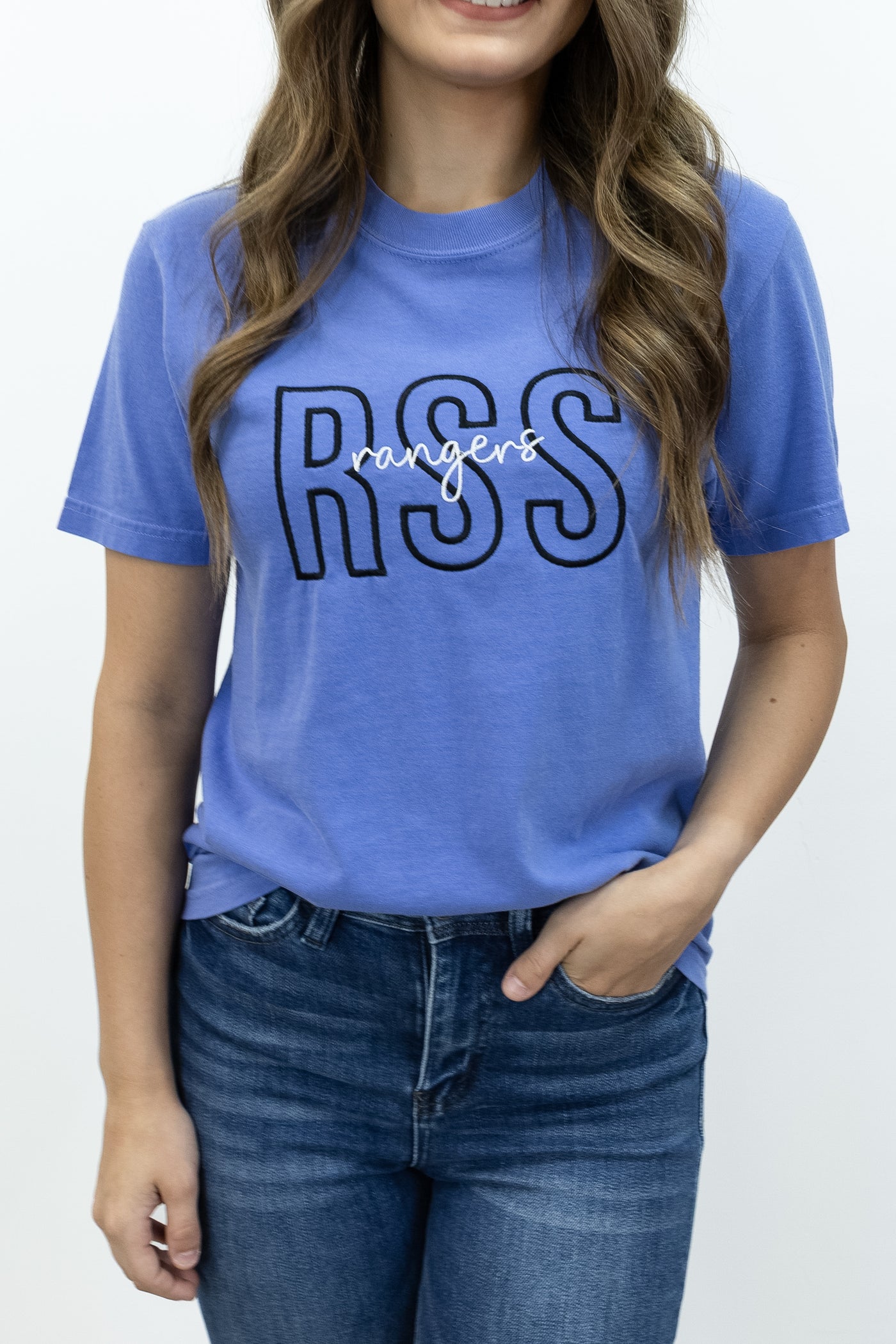 "RSS Rangers" T-Shirt (Flo Blue)