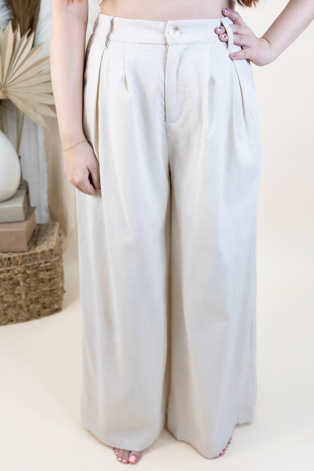 "Styled Steps" Pants (Natural)
