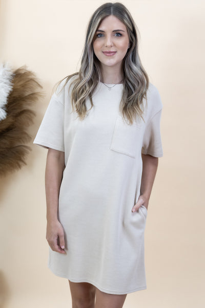 "Glow From Within" Dress (Ecru)
