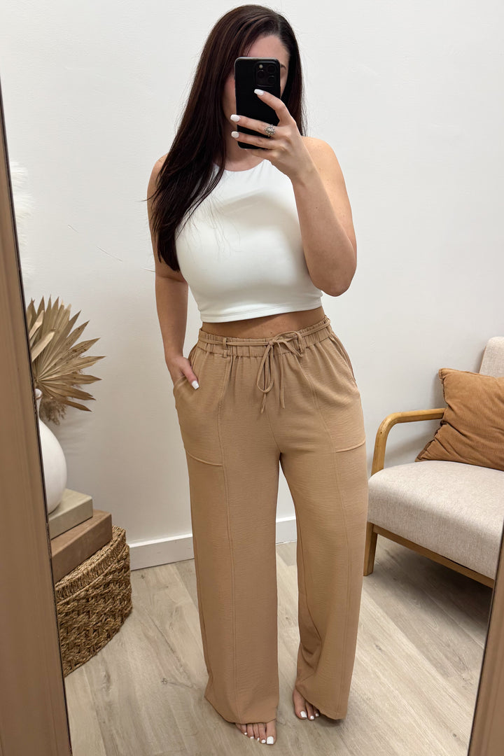 "Weekend Ready" Pants (Taupe)