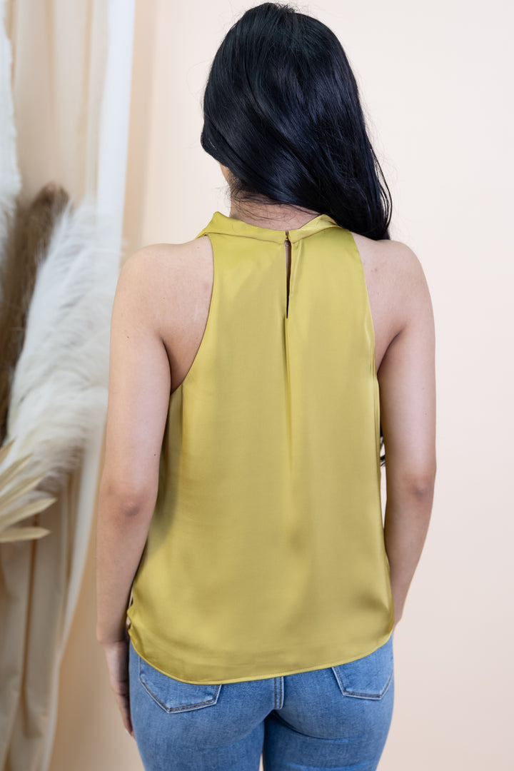 "Luxe Intentions" Top (Chartreuse)