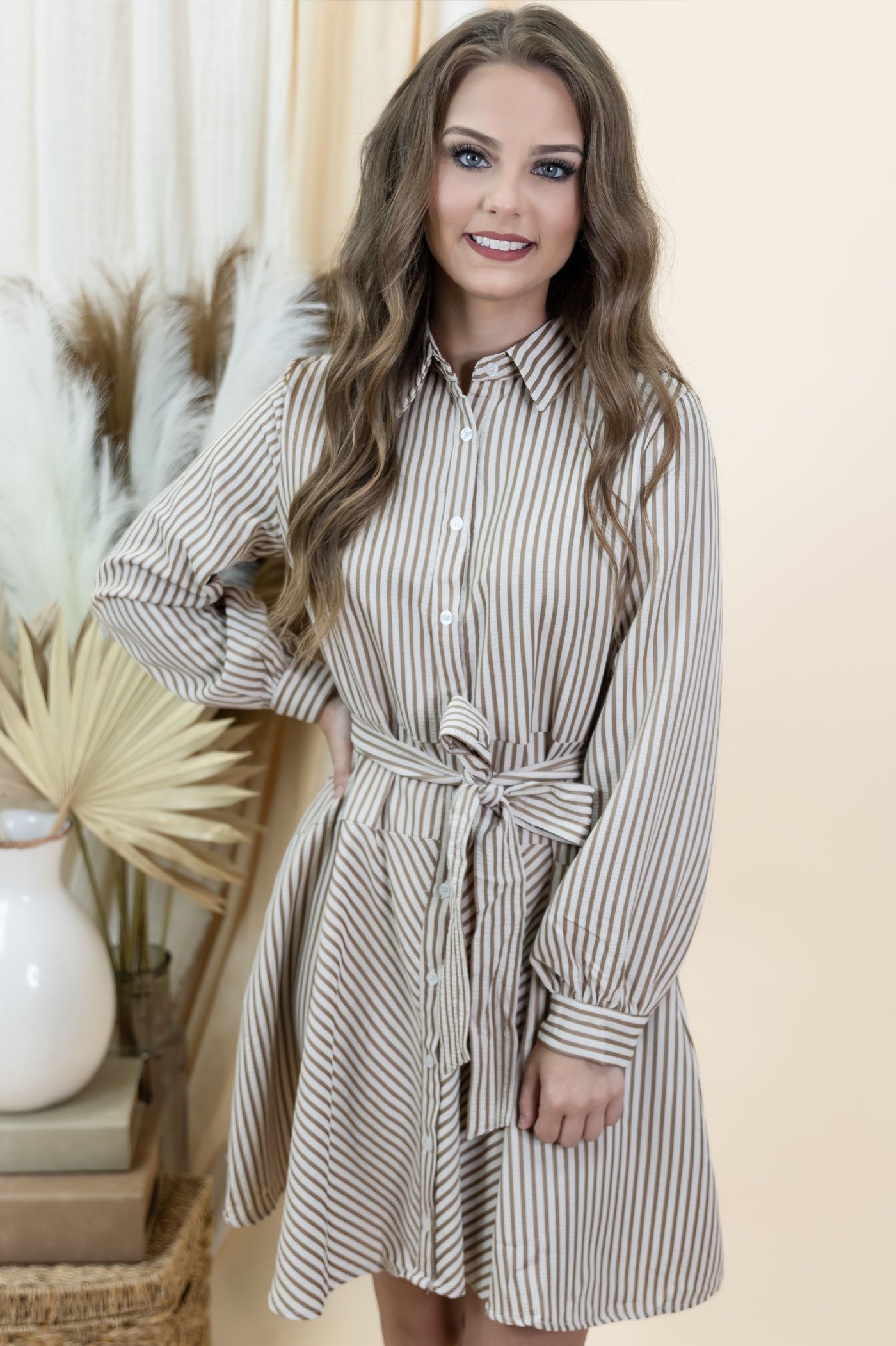 "The Better Way" Dress (Taupe)