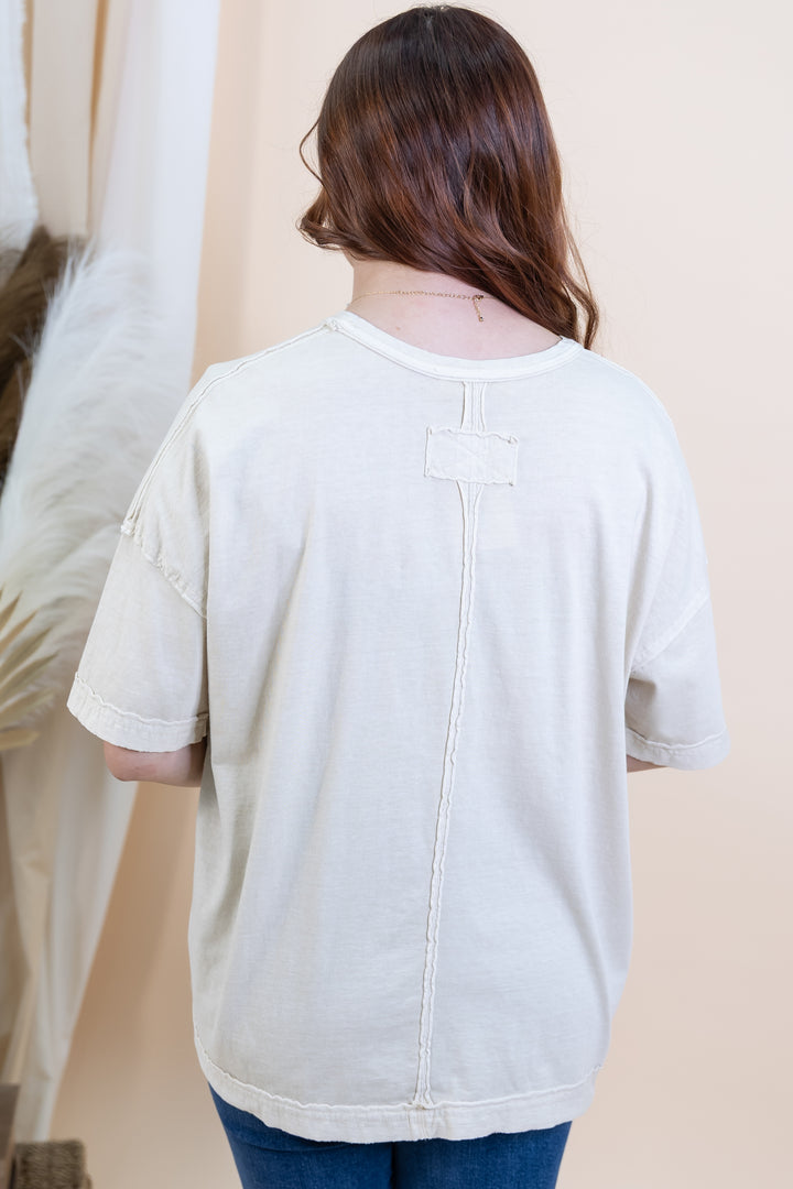 "Seamlessly Soft" Top (Khaki)
