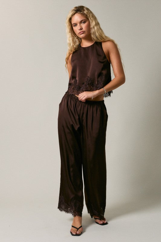 "Laced Luxury" Set (Dark Brown)
