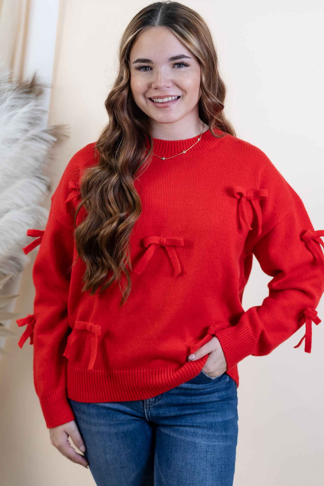 "Good To Go" Sweater (Red)