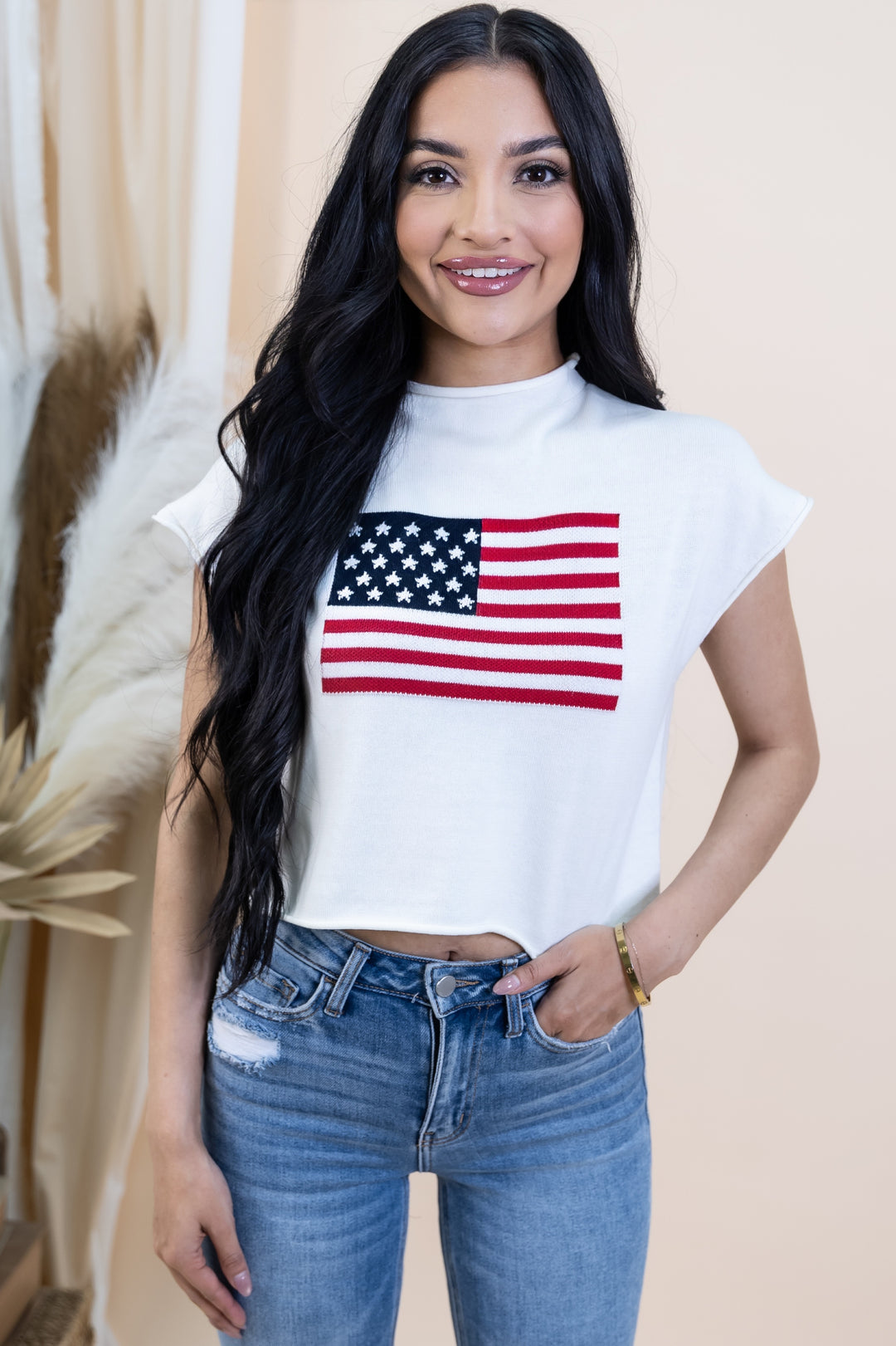 "Feeling Free" Top (White)