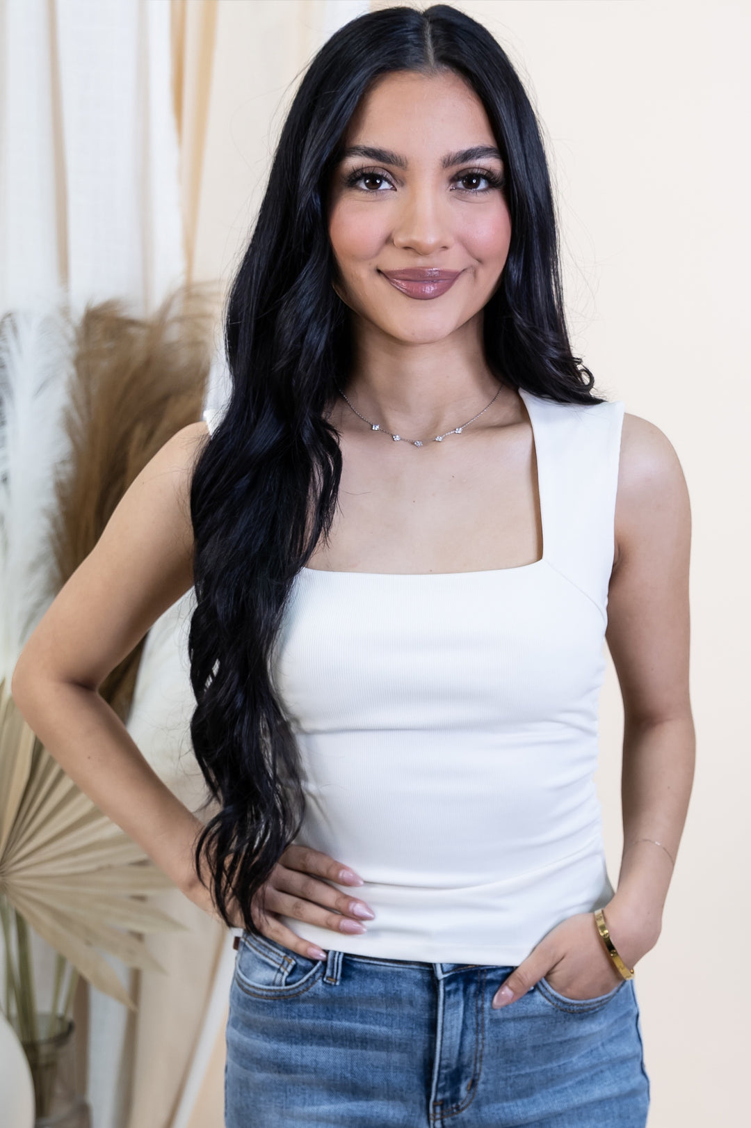"Effortless Ease" Top (Cream)