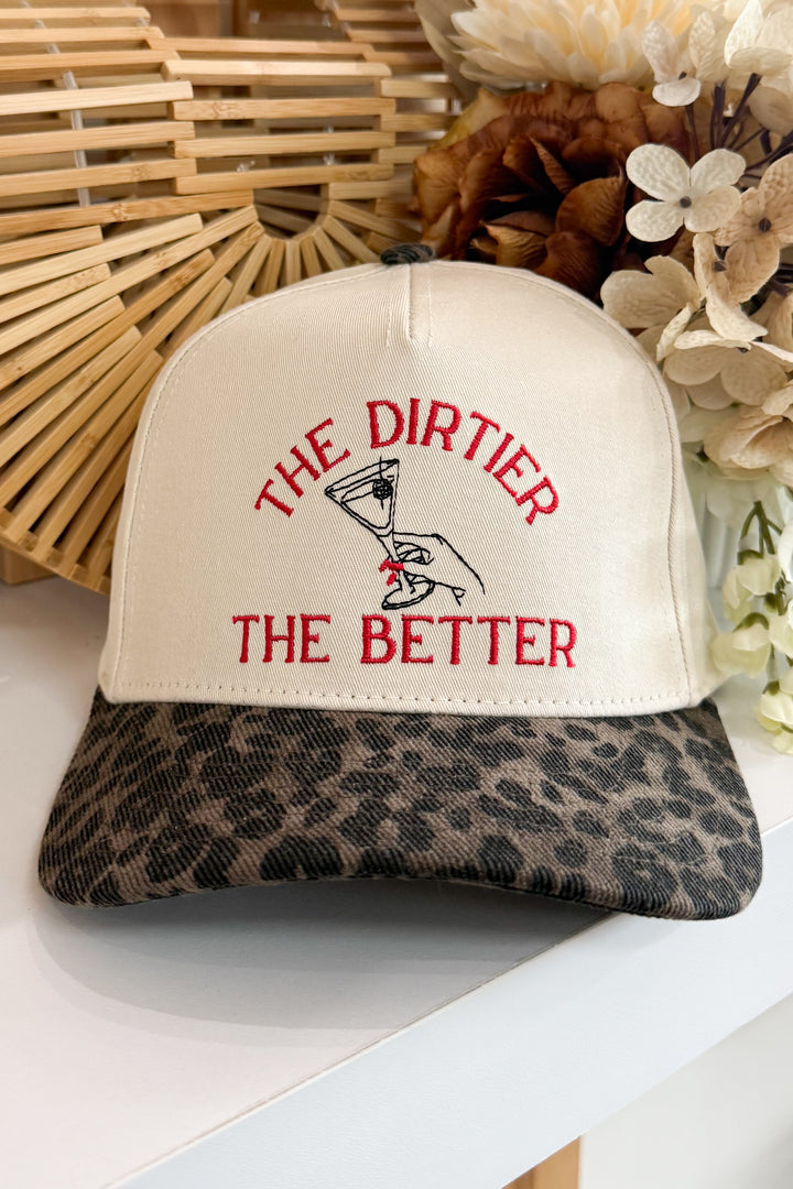 The Dirtier The Better Trucker Hat (Leopard/Red)