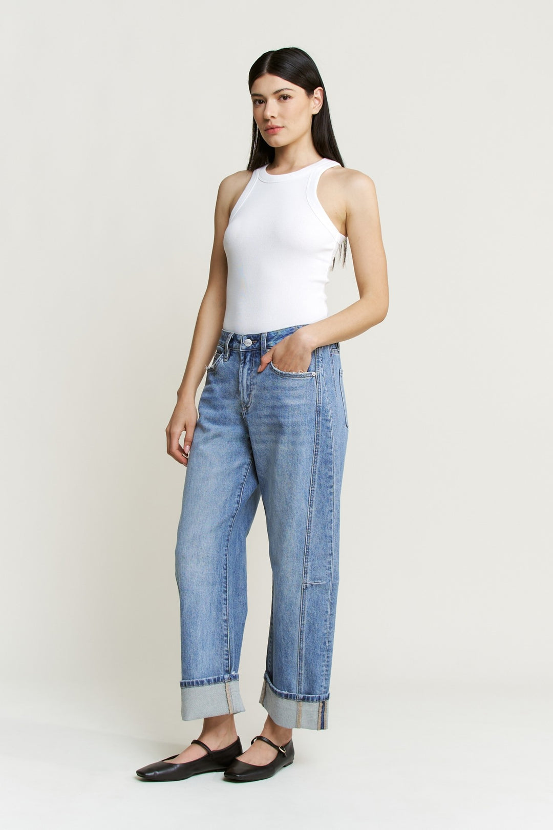 Christina Barrel Jeans