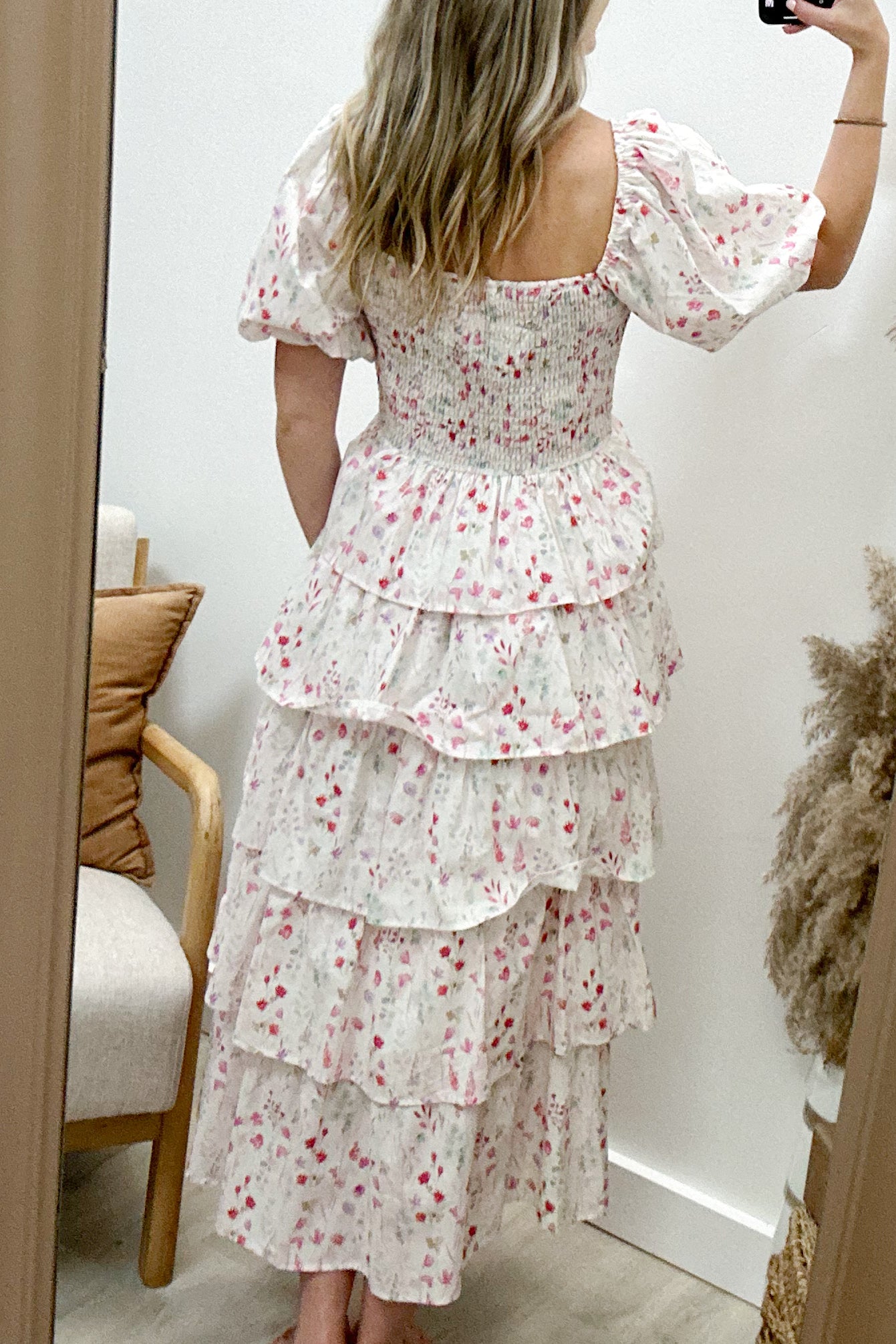 "Garden Gala" Dress (Fuchsia Multi)