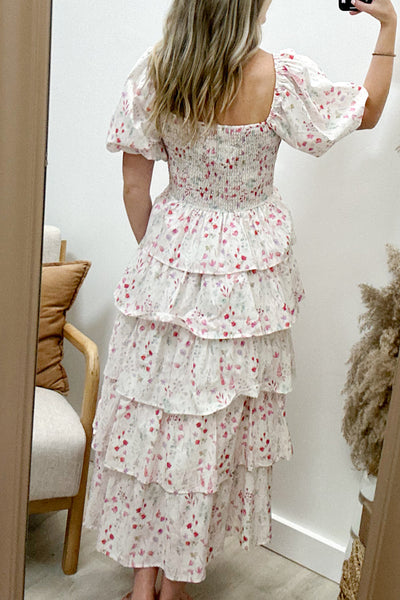 "Garden Gala" Dress (Fuchsia Multi)
