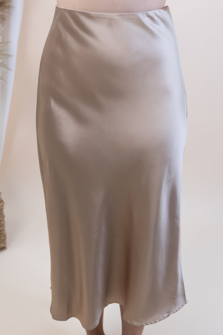 "Gilded Grace" Skirt (Light Gold)