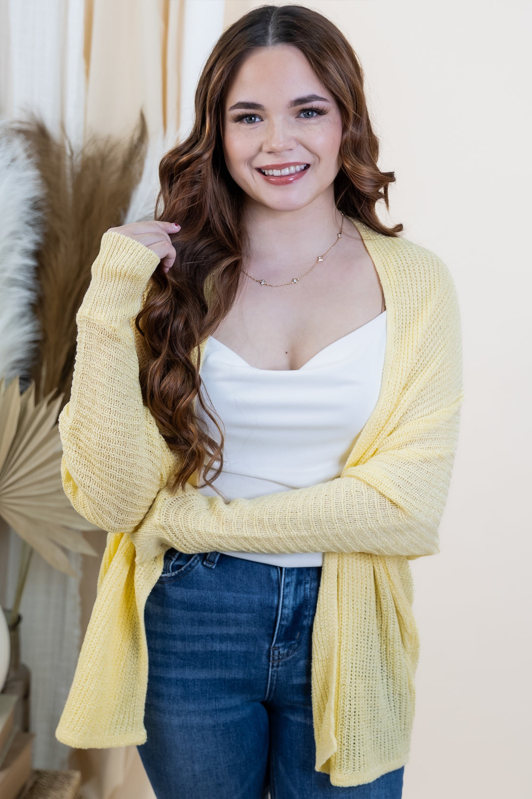 "Soft Sunshine" Cardigan (Butter Cream)