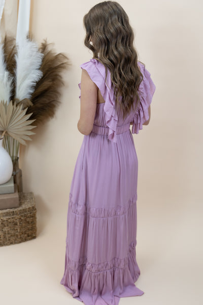 "Take Me Away" Dress (Lilac Rose)