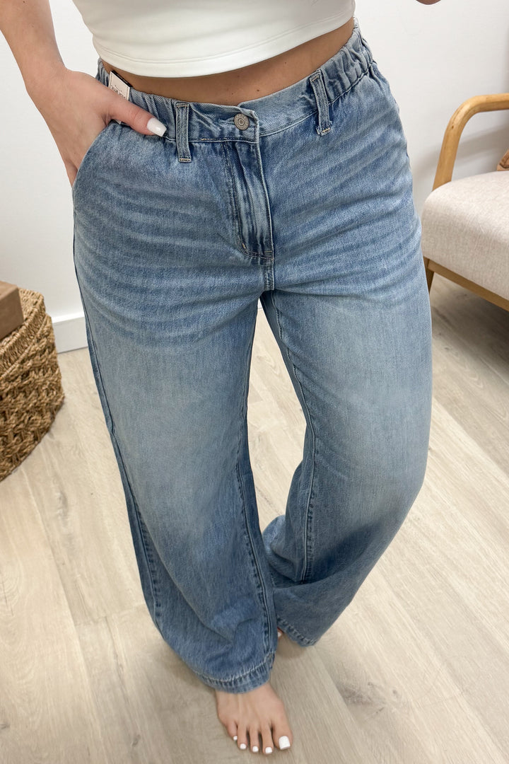 Heather Featherweight Baggy Jeans