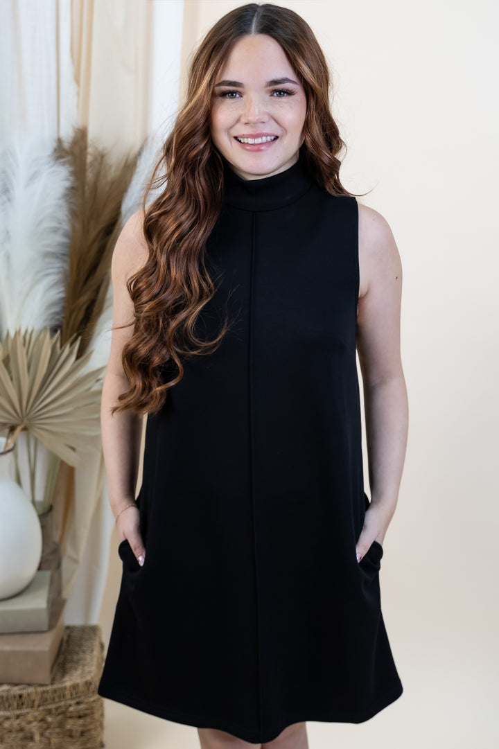 "Desk To Dinner" Dress (Black)