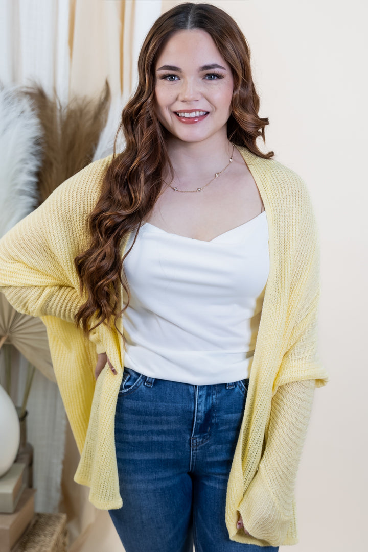 "Soft Sunshine" Cardigan (Butter Cream)