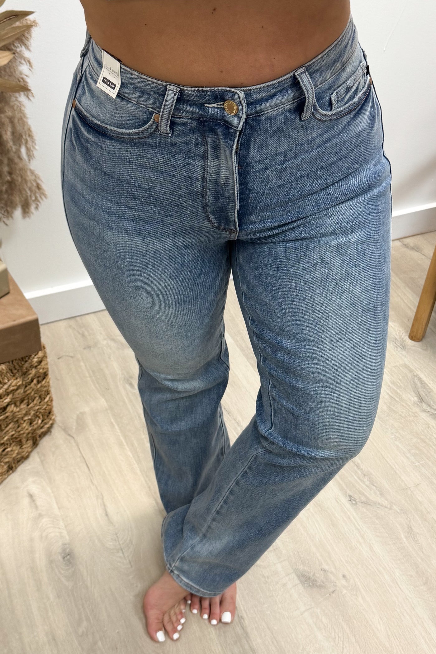 Brittany Straight Leg Jeans (Tummy Control)