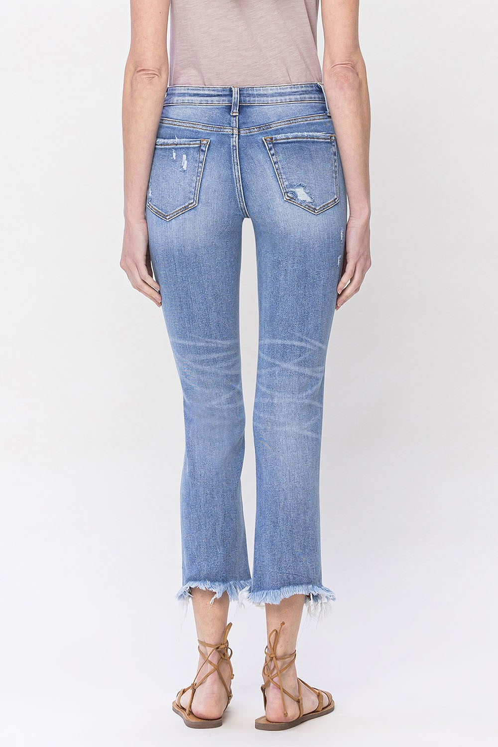 Valerie Cropped Slim Straight Jeans