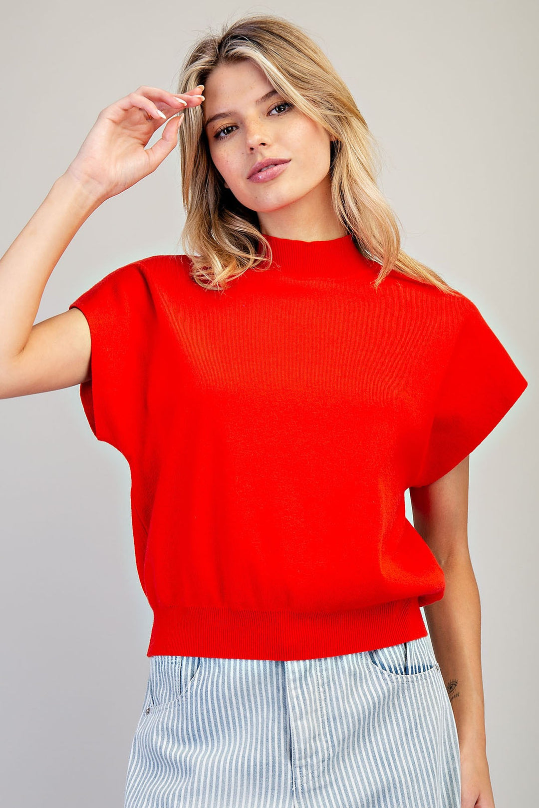 "Vision Of Charm" Top (Tomato)