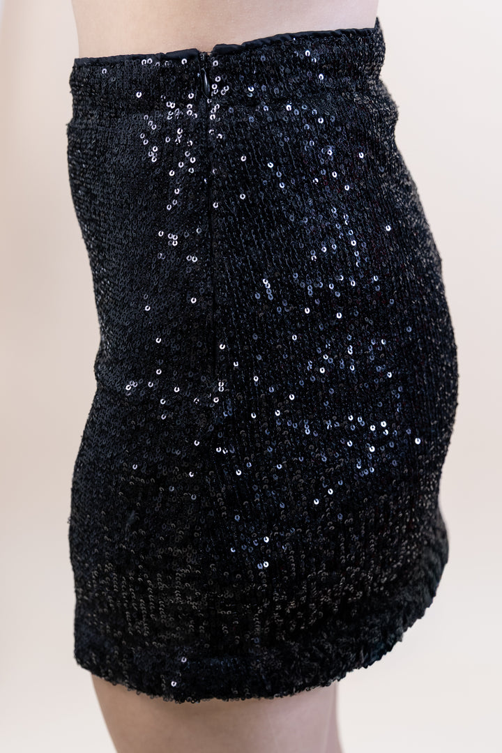 "Sparkle Season" Skort (Black)