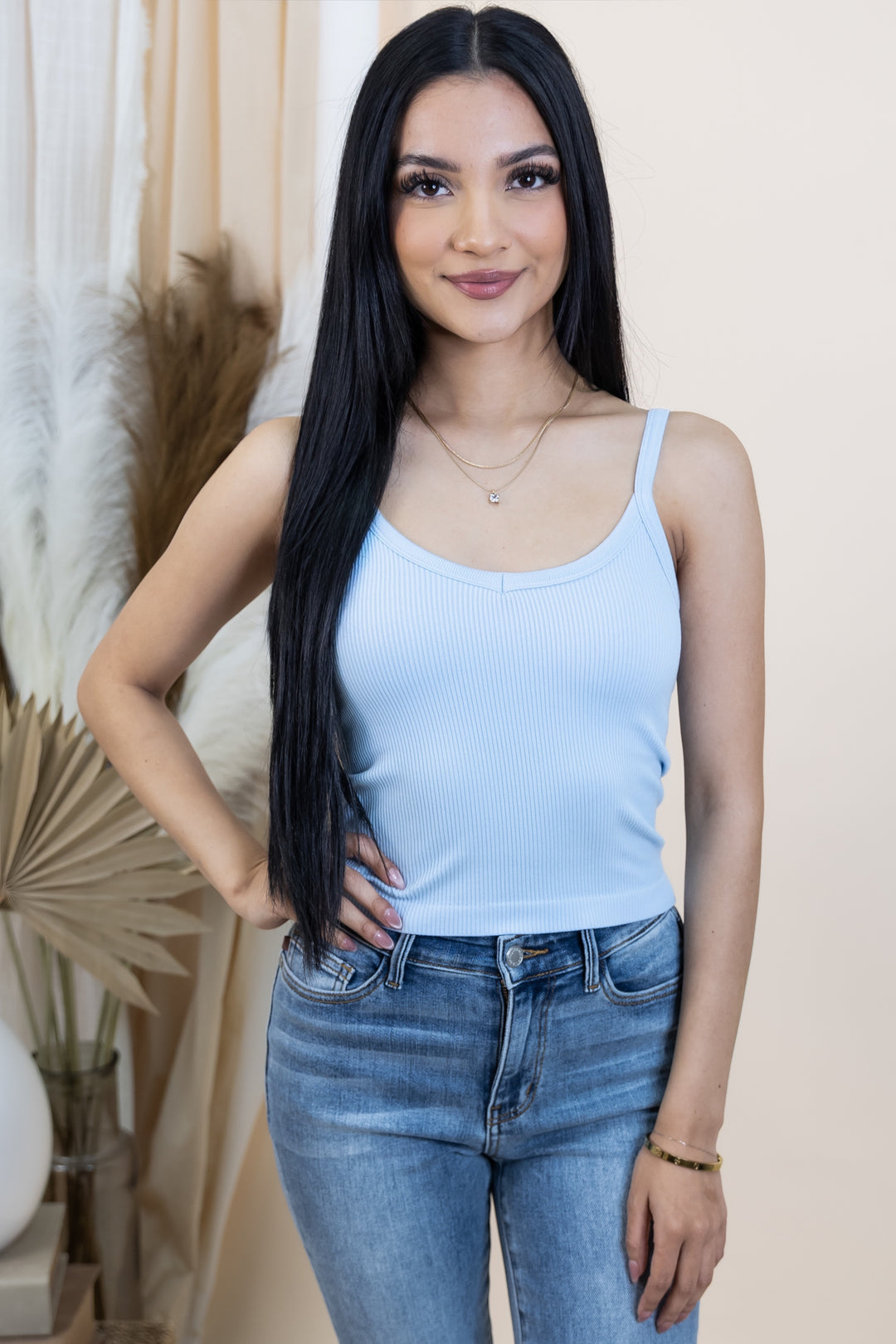 "Second Skin" Tank Top (Powder Blue)