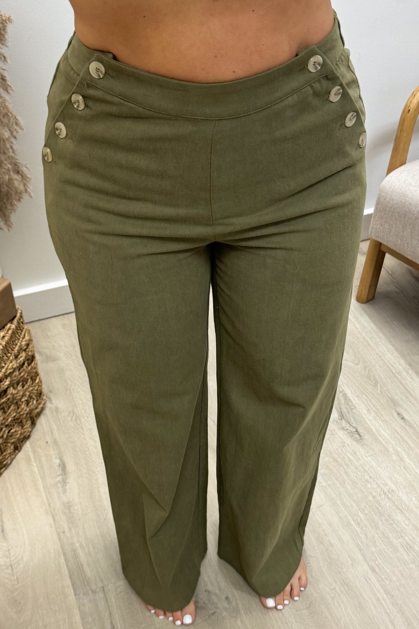 "Get With It" Pants (Olive)