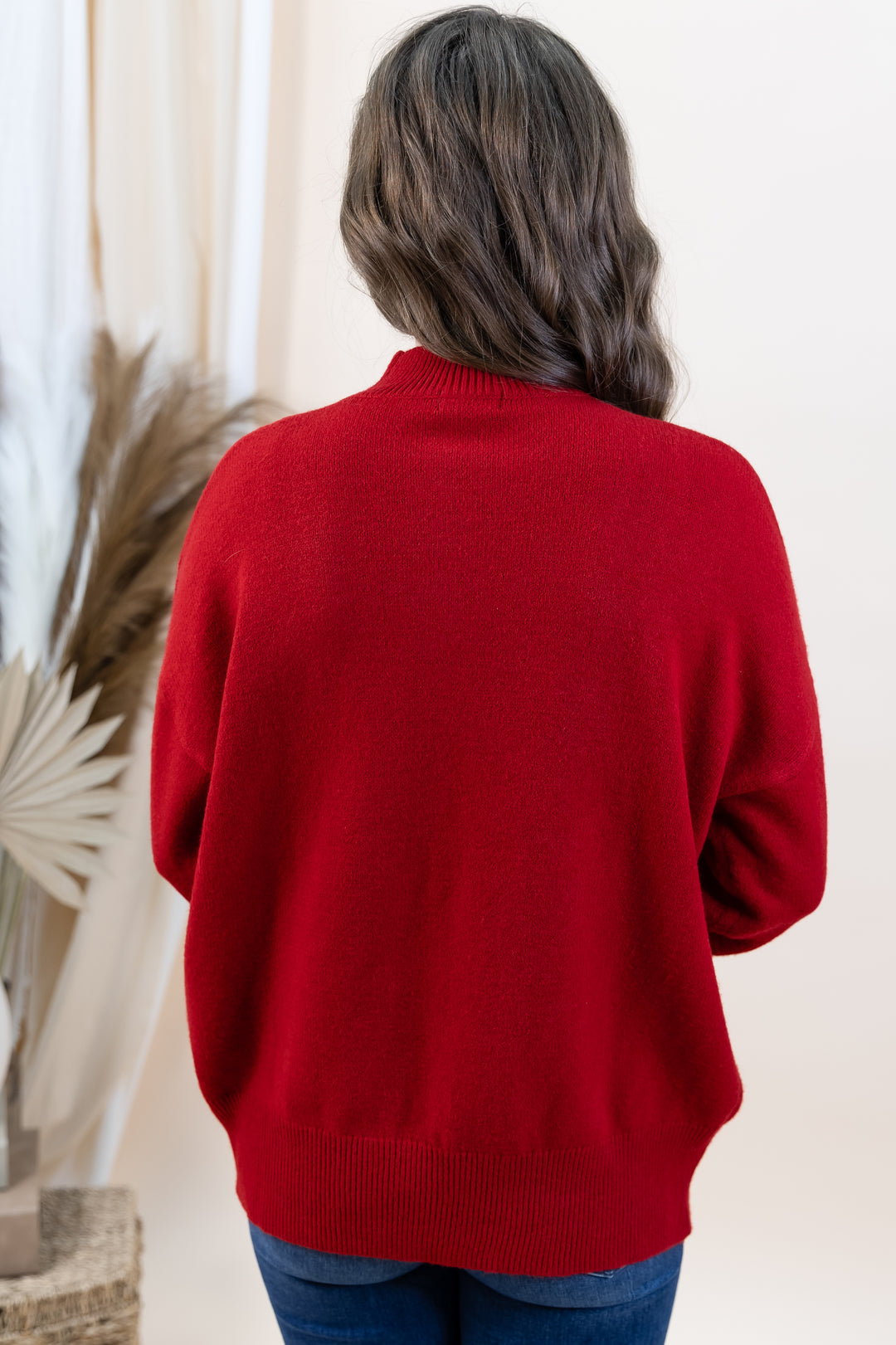 "Warm Embraces" Sweater (Red)