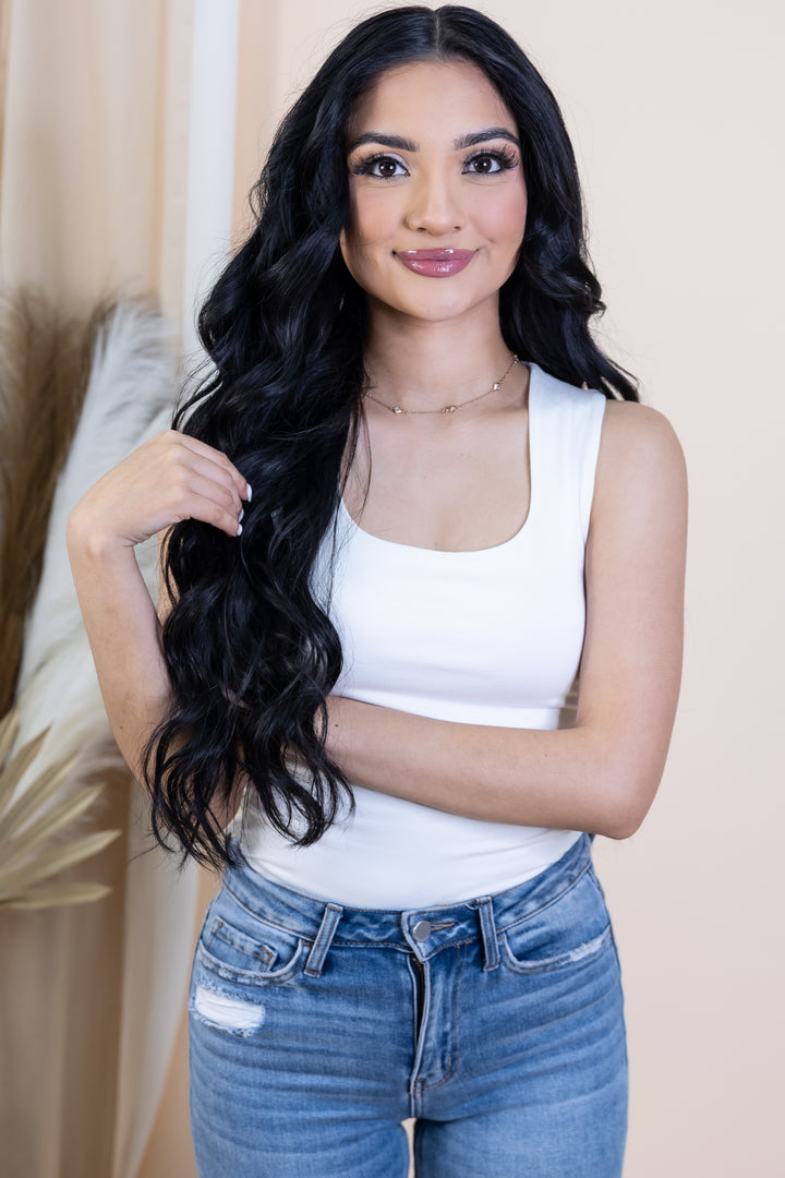 "Capsule Crush" Tank Top (Ivory)