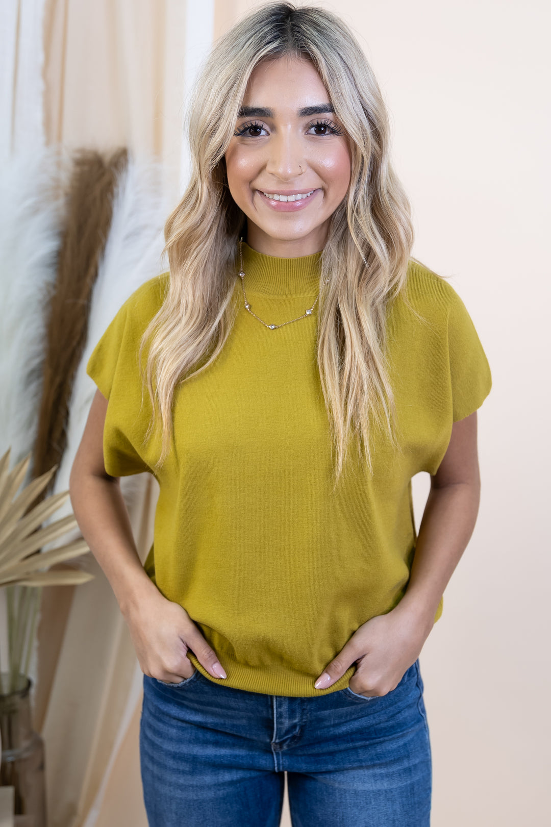 "Vision Of Charm" Top (Pistachio)