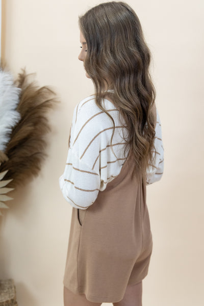 "Quick & Easy" Romper (Coco)