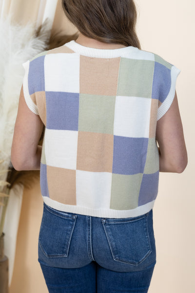 "Good Days" Sweater Top (Sage Breeze)