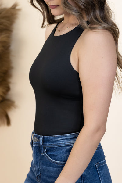 "Light And Easy" Bodysuit (Black)